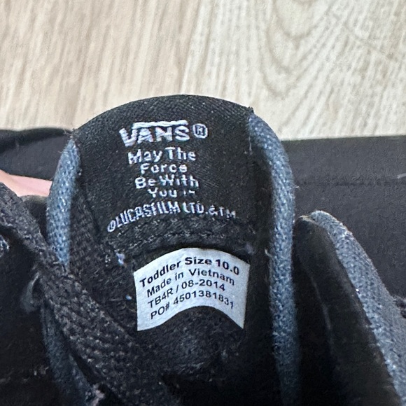 Vans Kids Star Wars Black Shoes - Picture 6 of 6